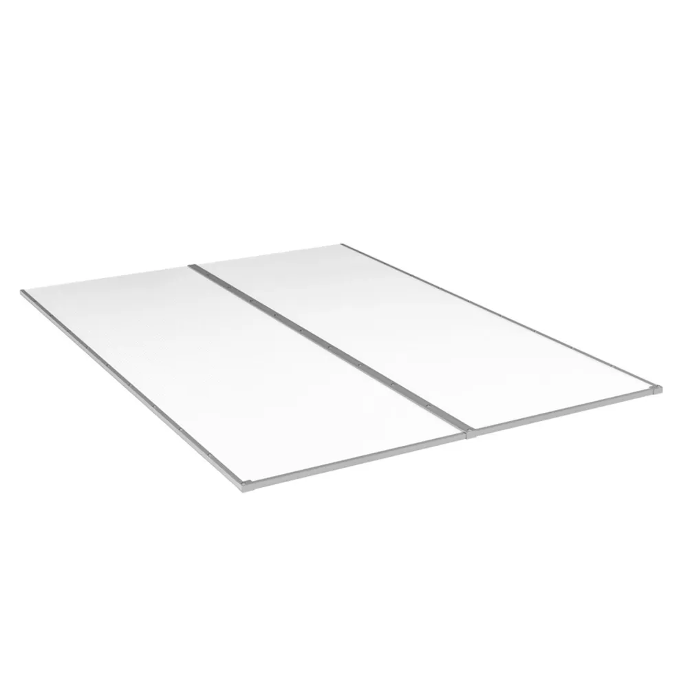 Kanalplasttak Aluwhite Taksats 10 mm Kit Accessories