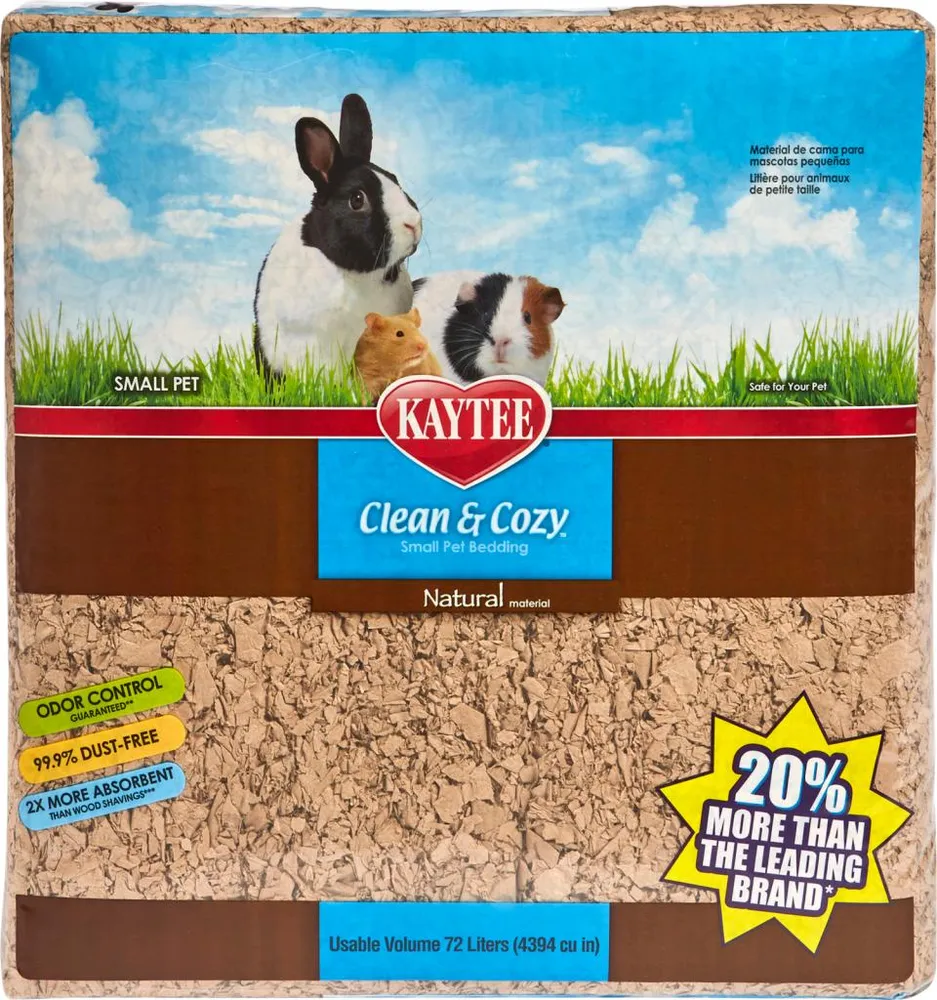 Kaytee Fläckfri & Cozy Natural Bedding 72l