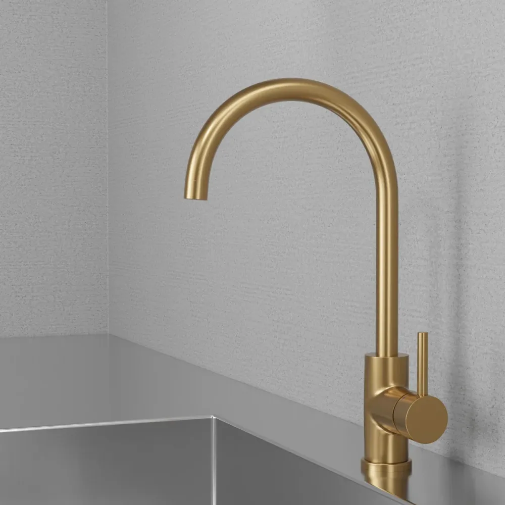 Köksblandare Scandtap Metall Curve