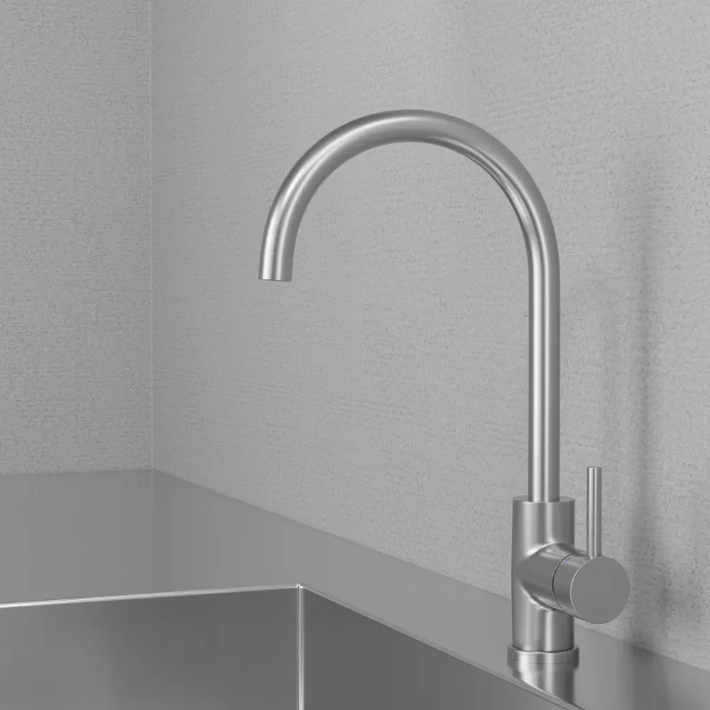 Köksblandare Scandtap Metall Curve