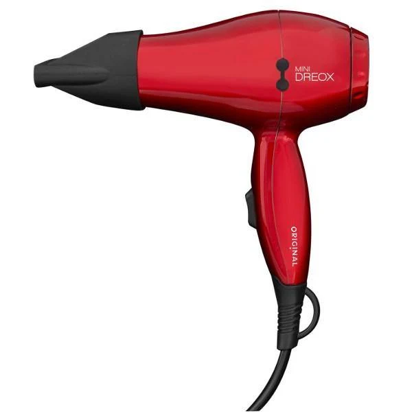 Kompakt hårfön röd 1100 W