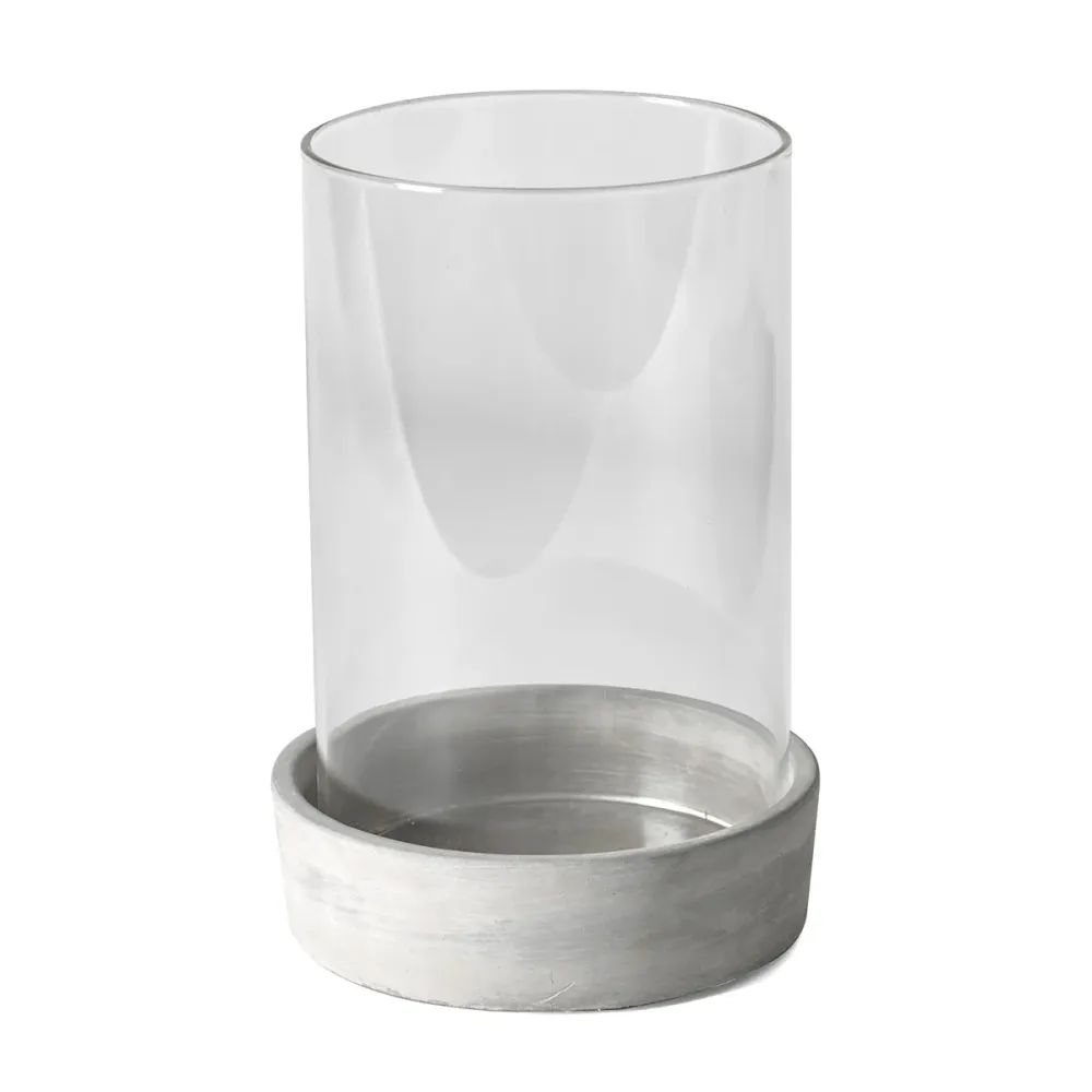 Lasernivå Stormlykta betong & glas