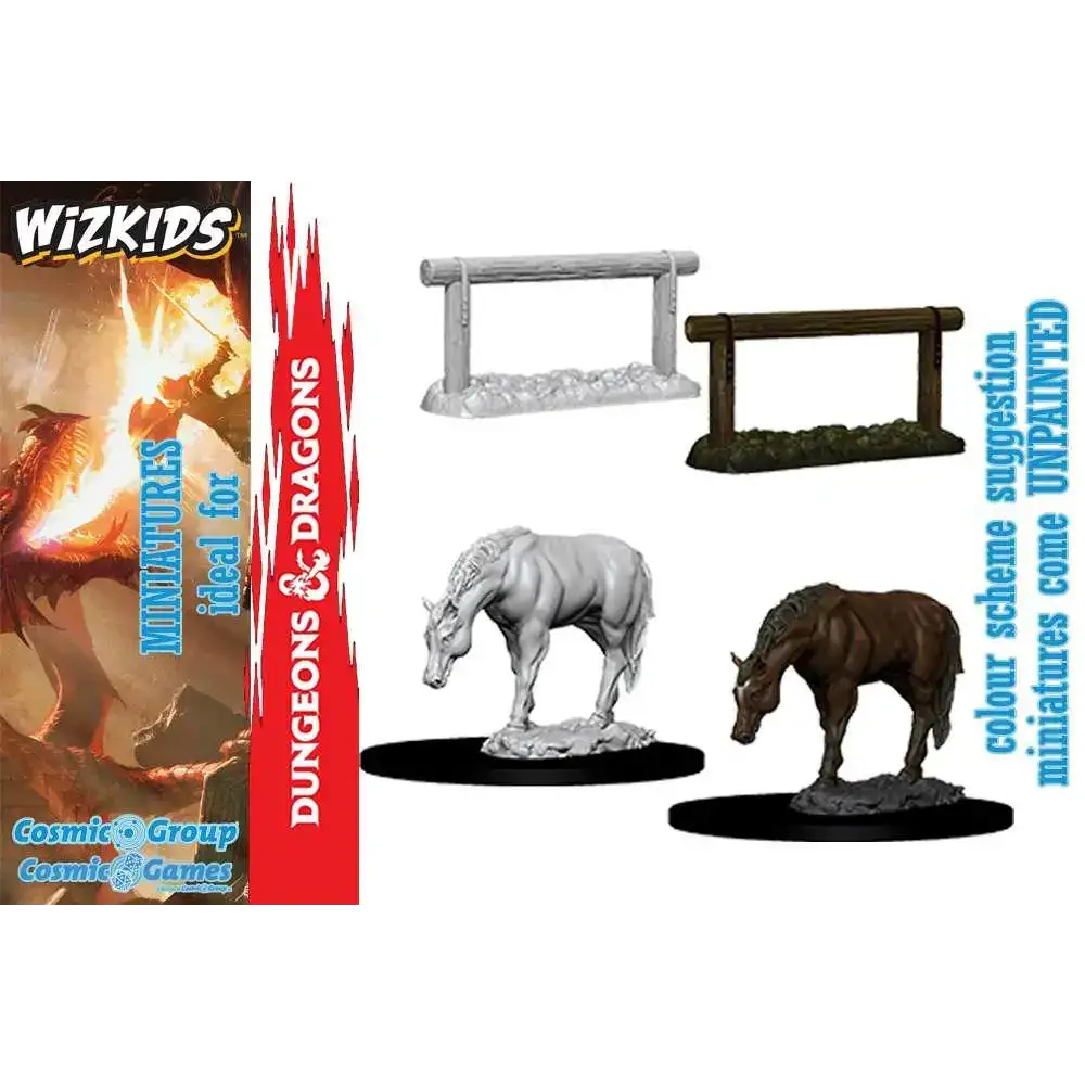 Lasernivå Wizkids Miniaturer Um Horse & Hitch