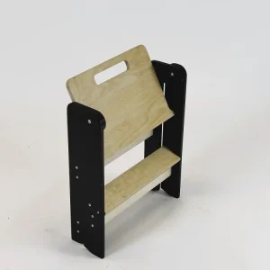 Little Space Saving step Stool Vibration Reduction Gray