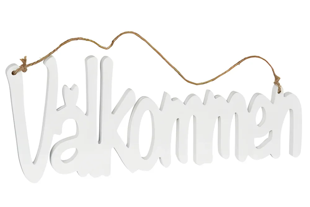 lot "Välkommen" häng | Lifetime Warranty