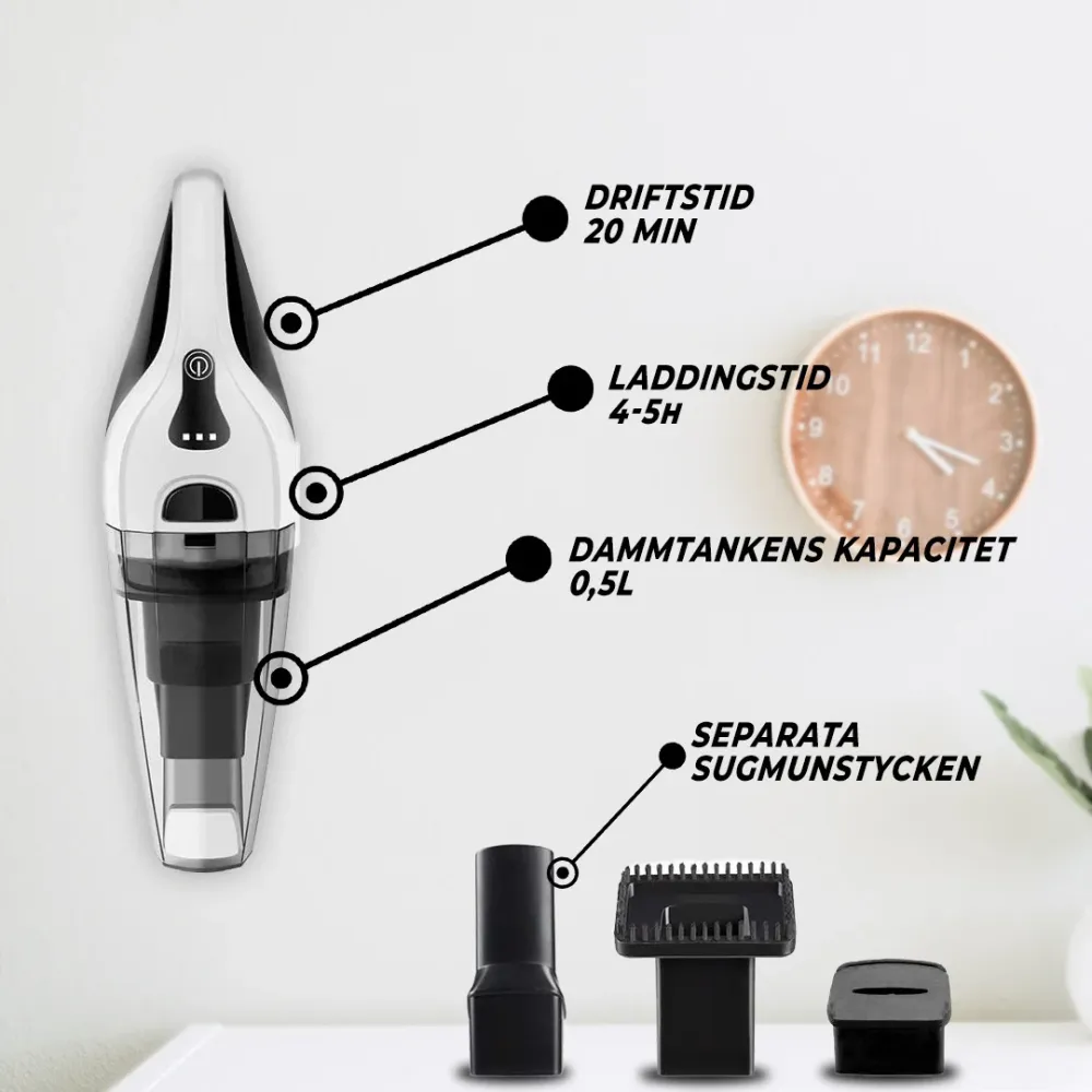 Lykke sladdlös dammsugare Ikonisk 500