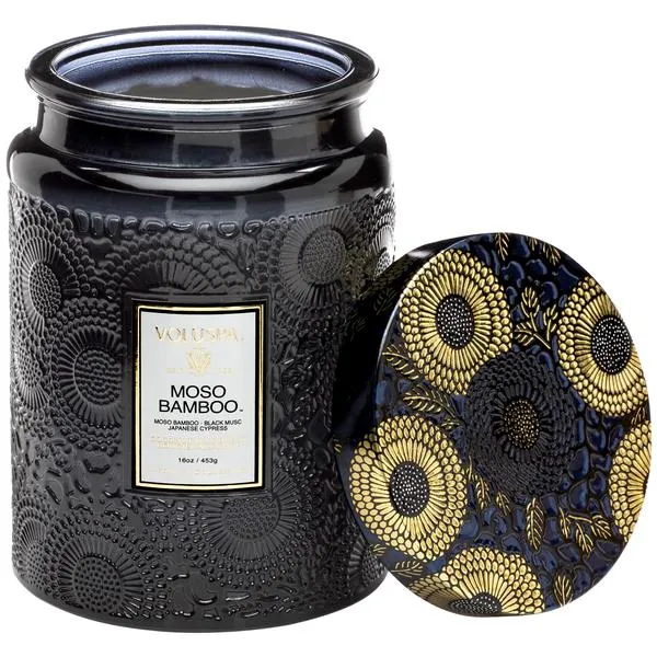 Magnetisk Moso Bamboo Large Jar Doftljus