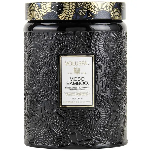 Magnetisk Moso Bamboo Large Jar Doftljus