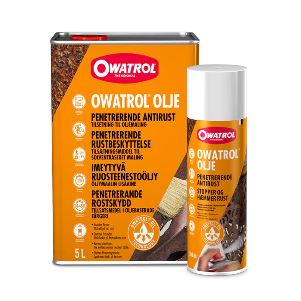Magnetisk Rostskydd och Primer Owatrol Olja, 5 liter