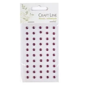 Magnetisk Strass 5Mm 50St Lila