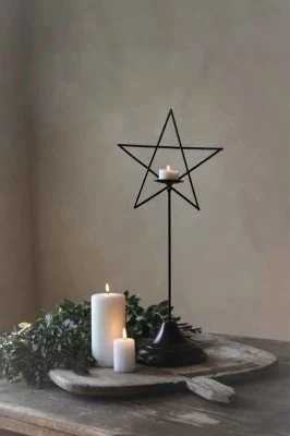 Majas Ljusstake "Metal Star" Made USA