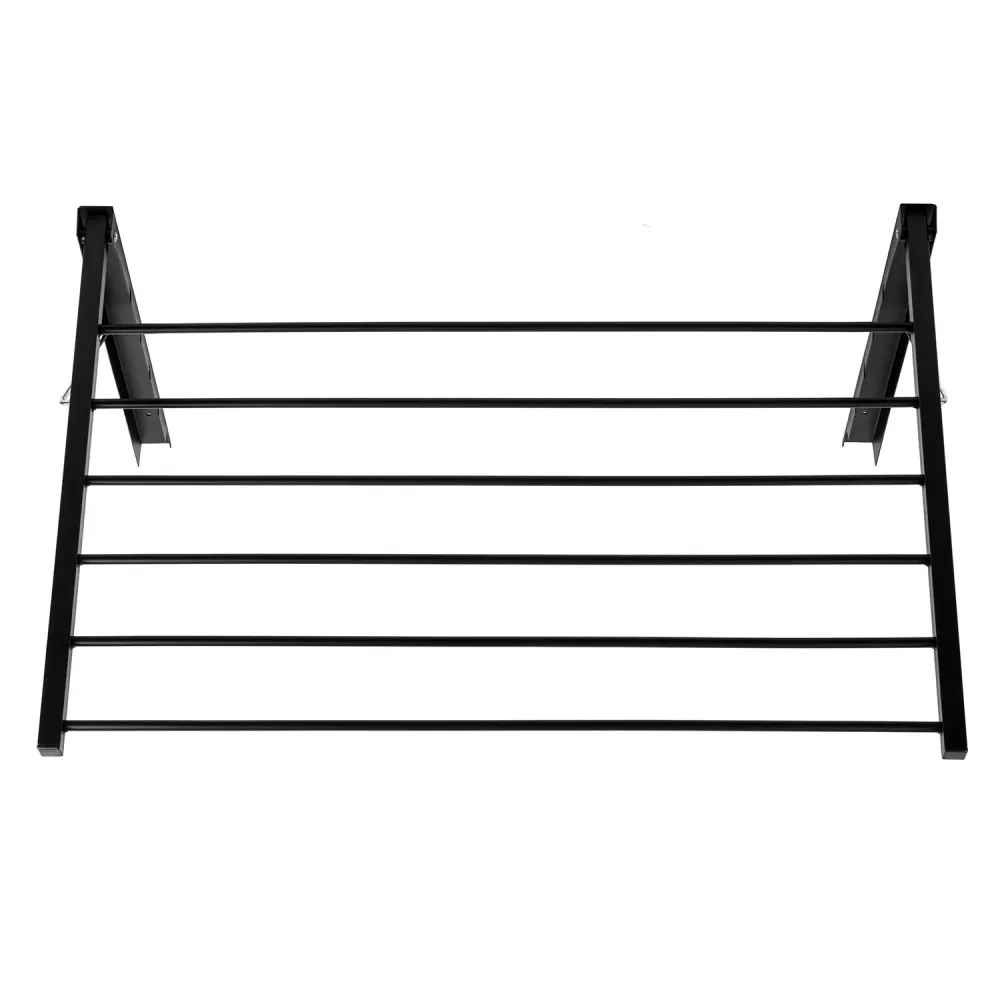 Majka On-wall torktumlare Väggmonterad torkställning (60cm, svart)