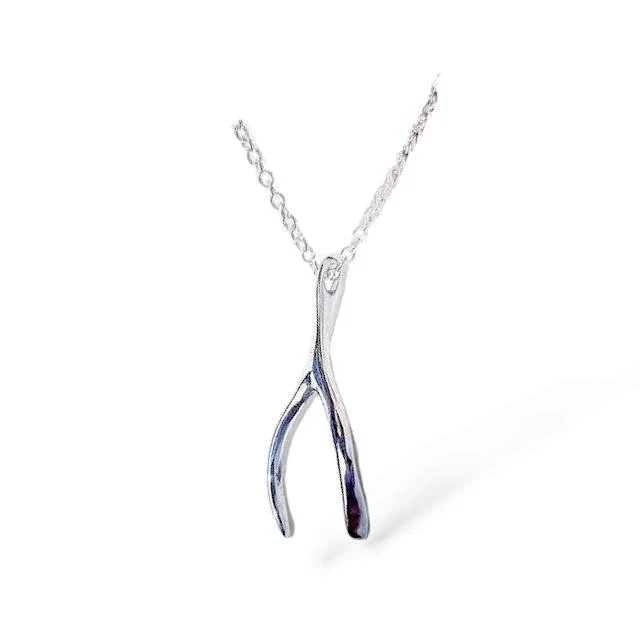 Make Wish Pendant 18K Vitguld