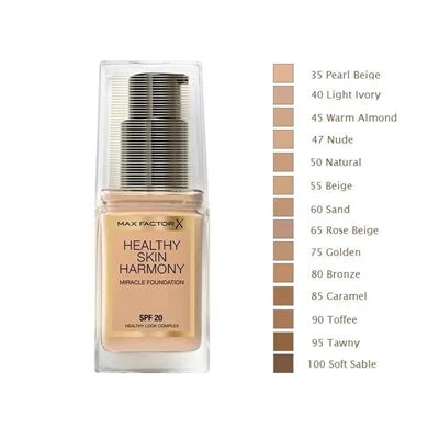Max Factor Healthy Skin Harmony Miracle Foundation Nr 90 Kola 30Ml