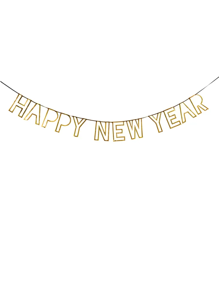 Meri Meri Girlang Happy Unused Year Industrial Design