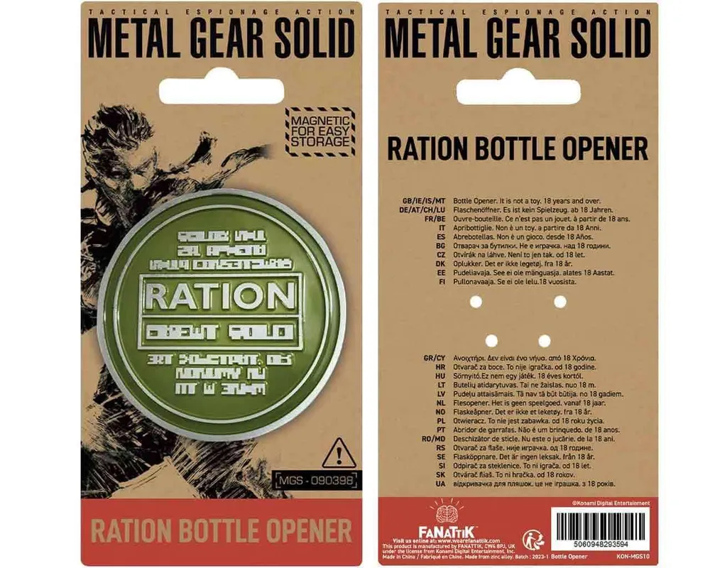 Metal Gear Robust Ration Bottle Opener