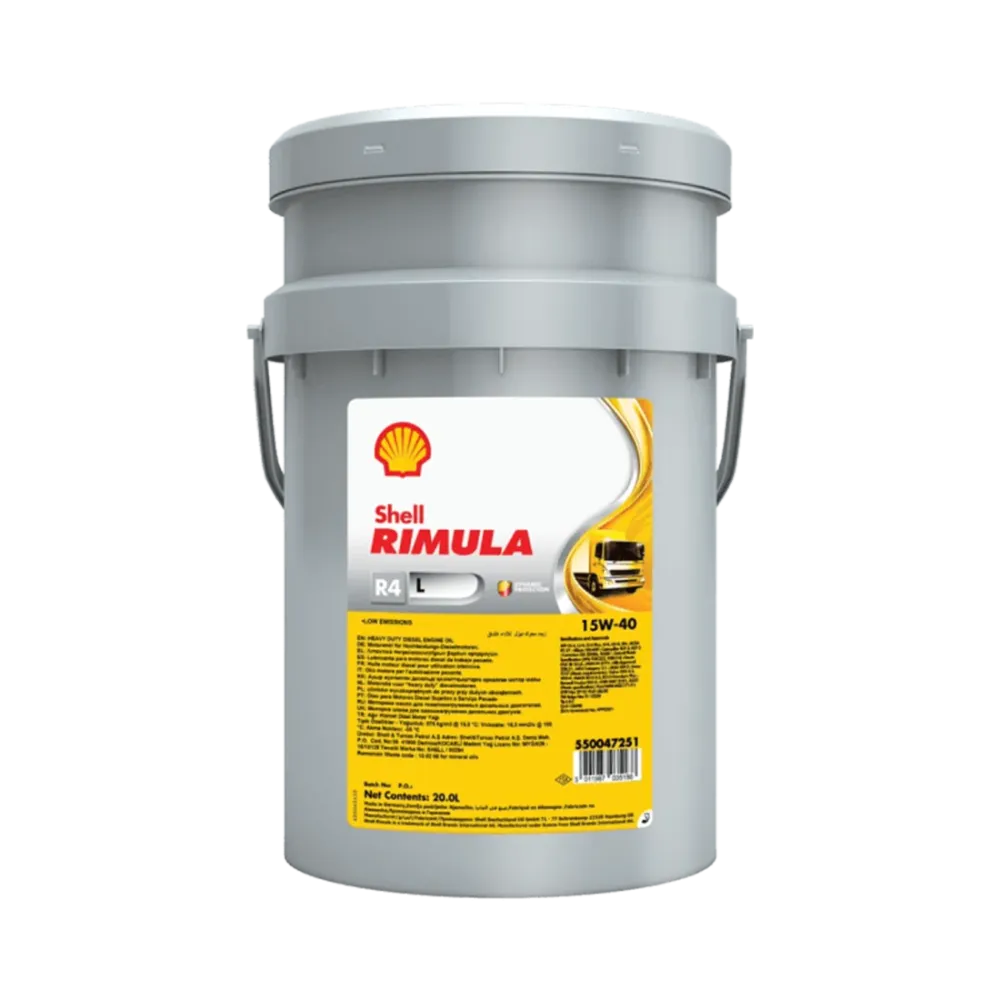 Mineralolja Shell Rimula R4 L 15W-40, 20L