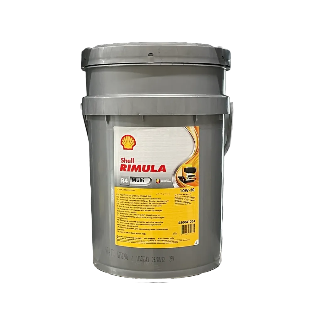 Mineralolja Shell Rimula R4 Flera 10W-30, 20L