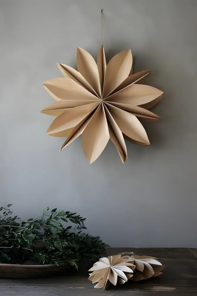 Multi-Function Majas Wood Snowflake ∅ 50 cm