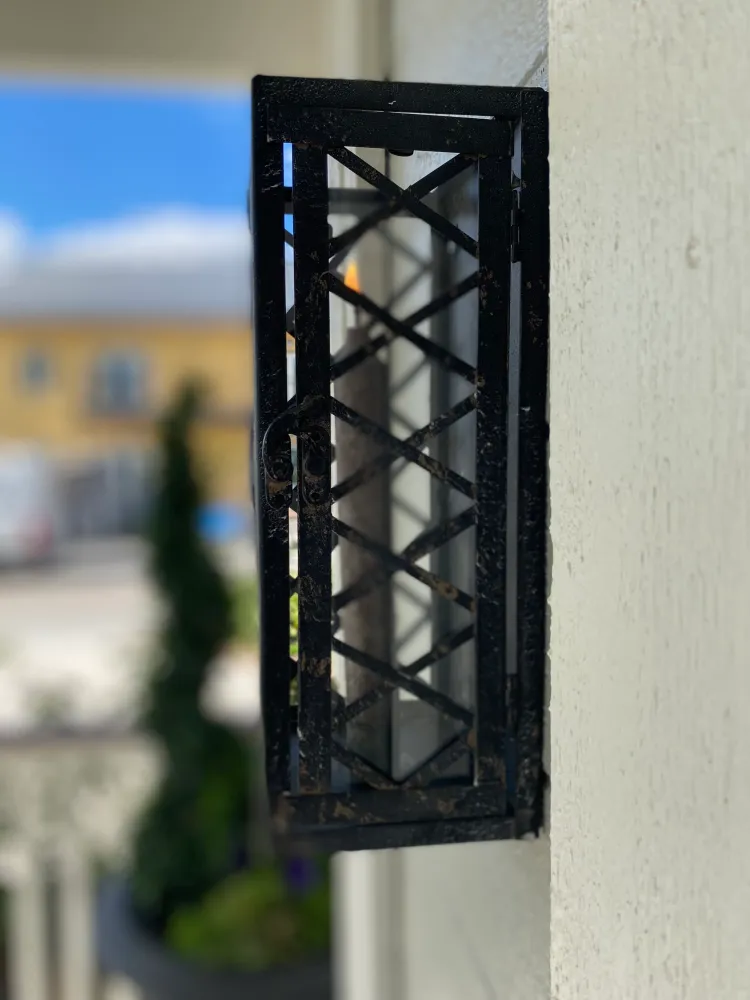 Multi-Function Väggljusstake Galler