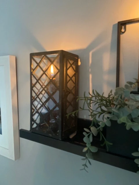 Multi-Function Väggljusstake Galler