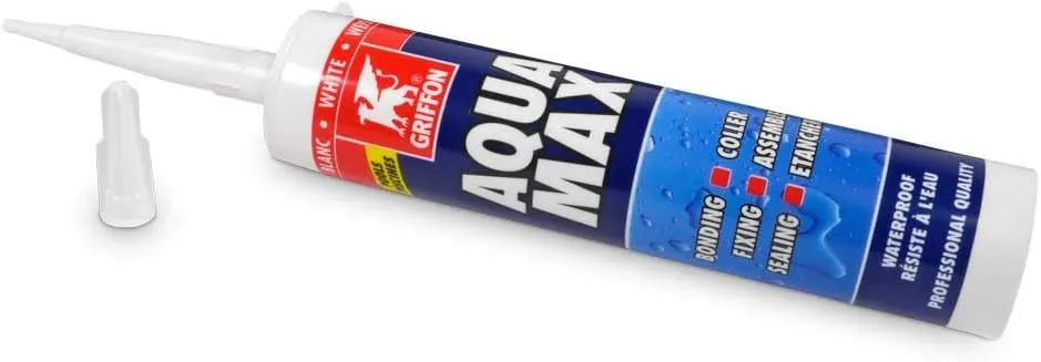 Multi-Purpose Aqua Max Flexibel silikon vit