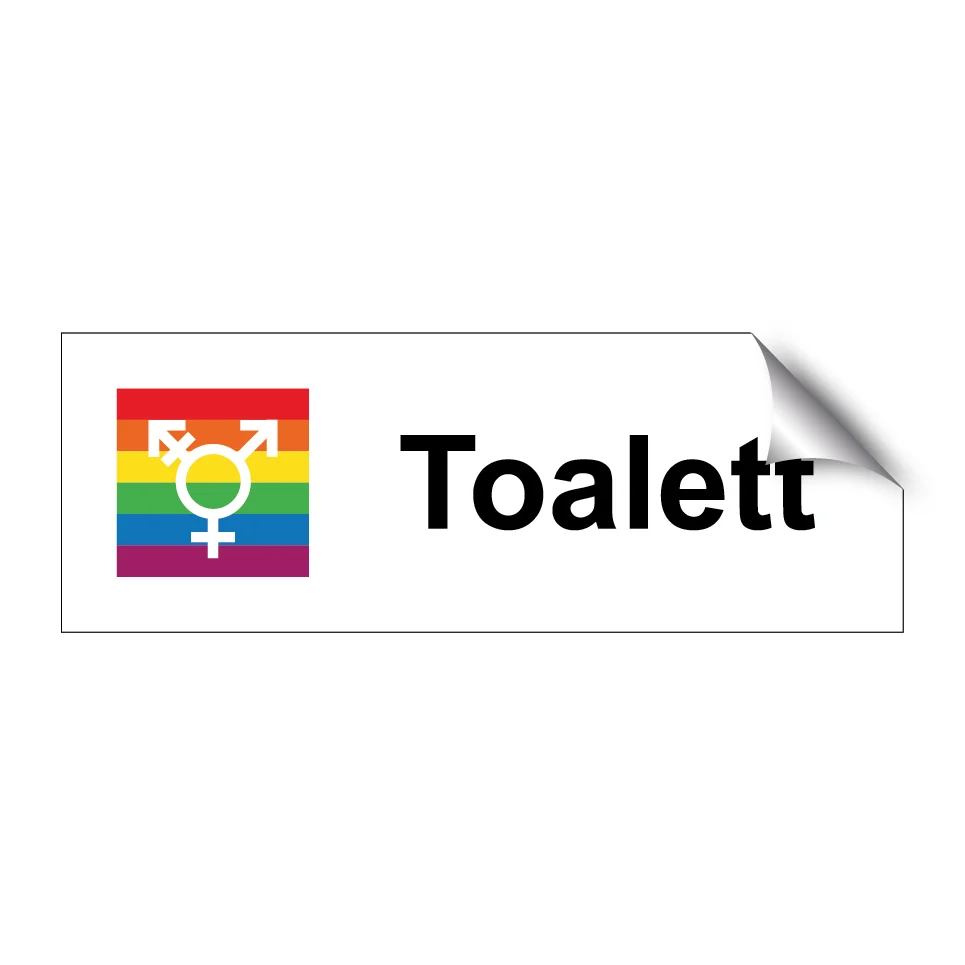 Multi-Purpose Toalett hbtq 225x80mm