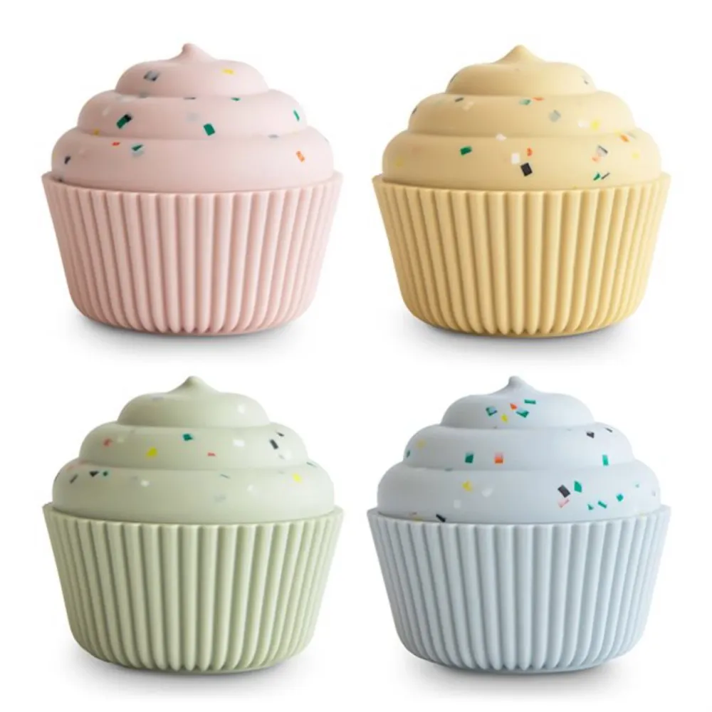 Mushie Cupcake Mix And Match Leksak 40-Piece Bit Set