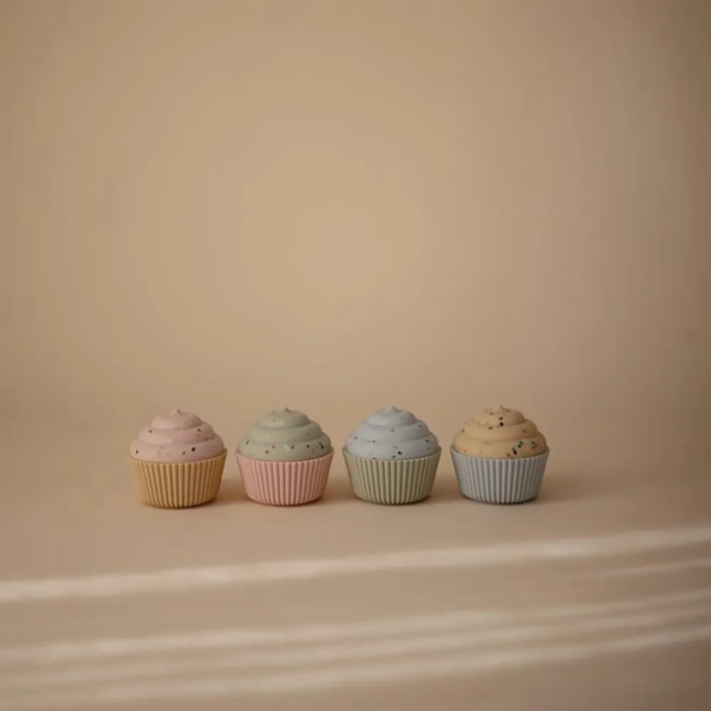 Mushie Cupcake Mix And Match Leksak 40-Piece Bit Set