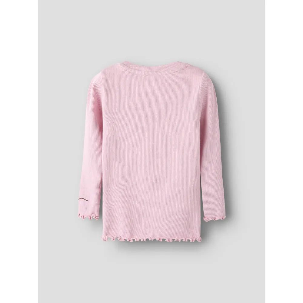 Name It Bleached Mauve Nmfkayla Ls Lean Topp 80