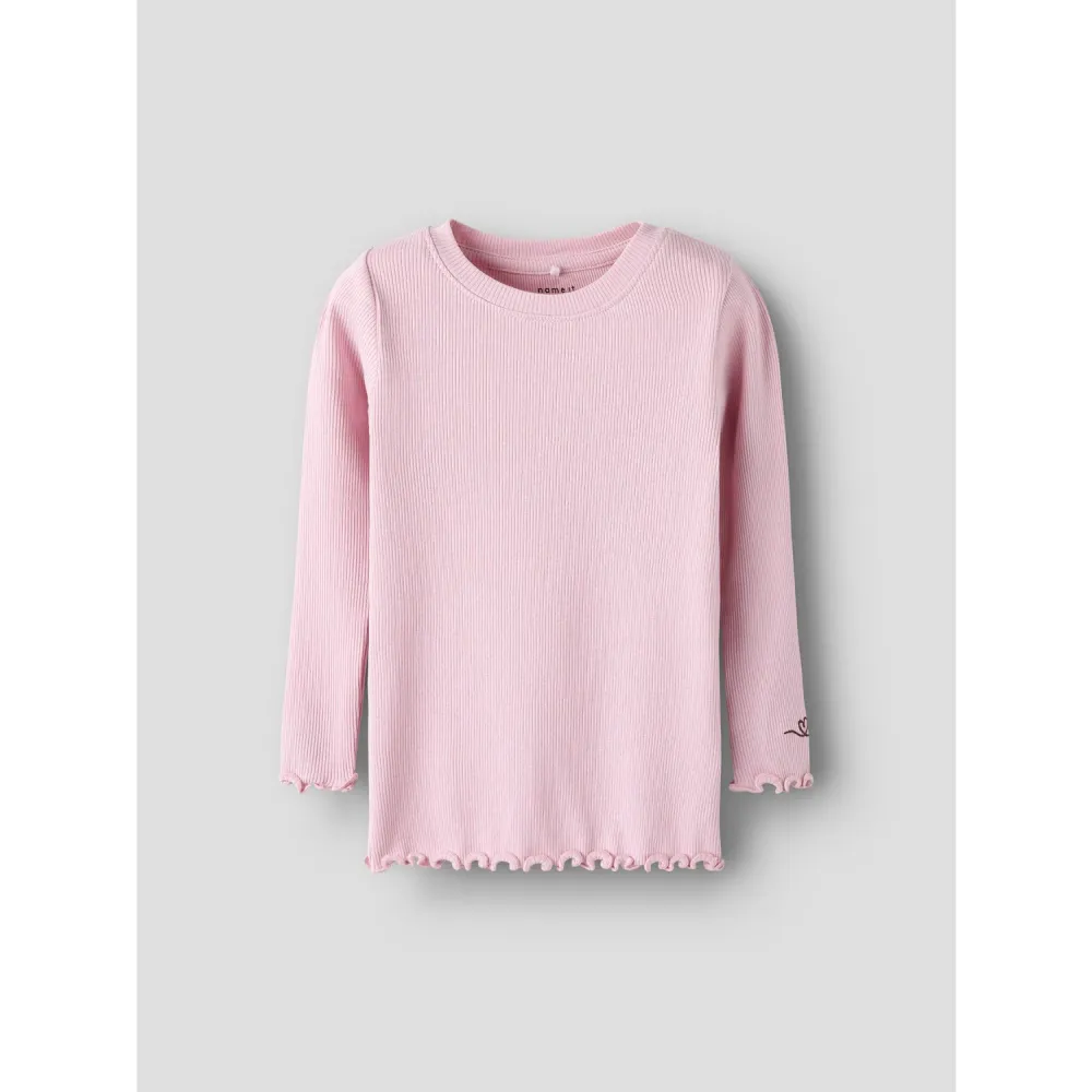 Name It Bleached Mauve Nmfkayla Ls Lean Topp 80