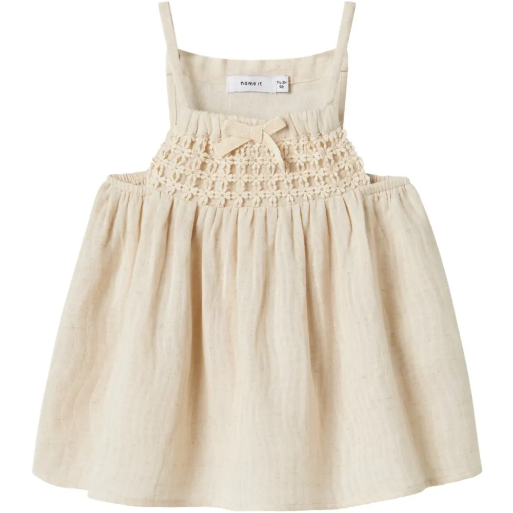 Name It Bleached Sand Jatti Rem Topp 92