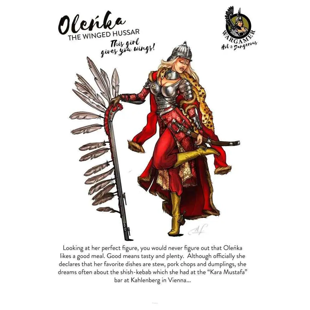 54 mm Olenka Winged Hussar