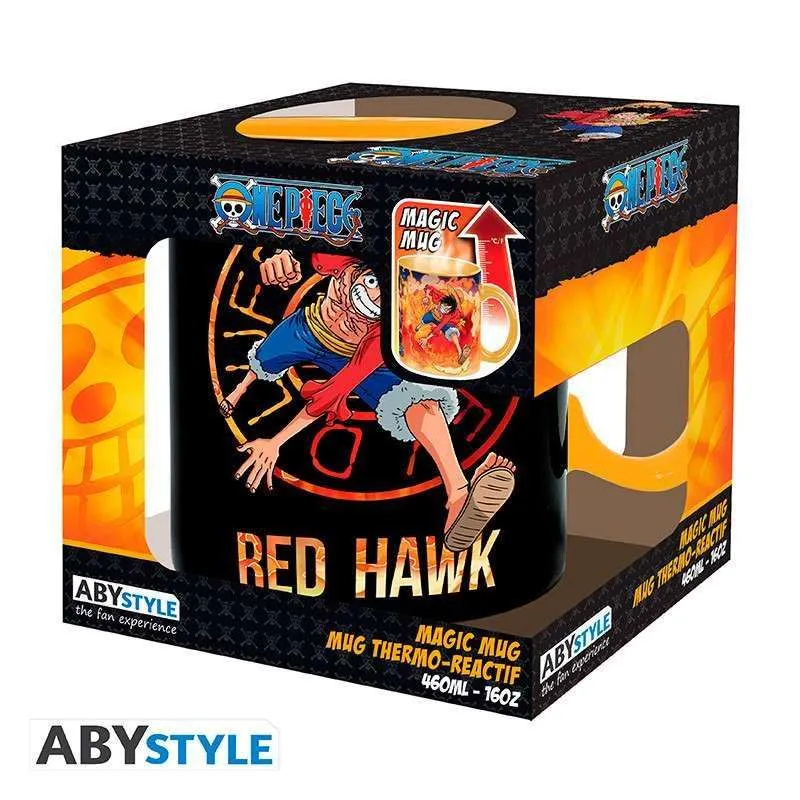 One Piece Luffy & Sabo Värmeförändrande Mugg Quick-Release