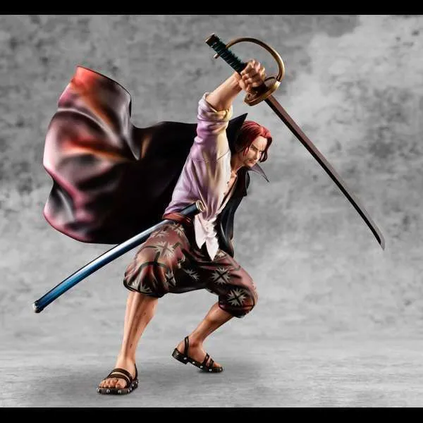 One Piece Pop Staty Ruby Haired Shanks 1/8 Skala
