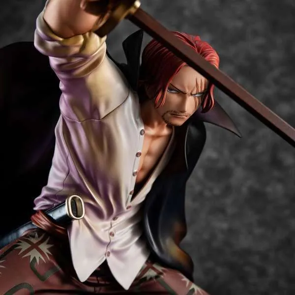 One Piece Pop Staty Ruby Haired Shanks 1/8 Skala