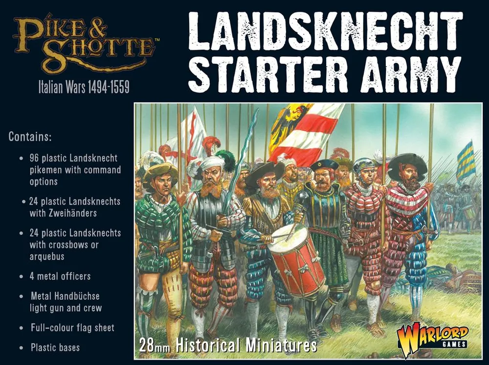Pike & Shotte - Landsknecht Starter Army - EN Easy Installation