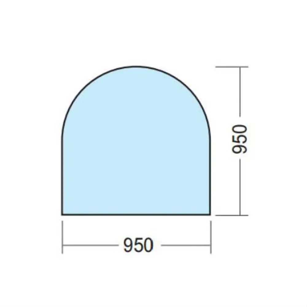 Plåtskiva Kaminex 2 mm