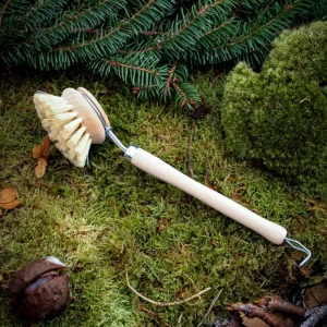 Hög Precision Diskborste i trä med fiberborst