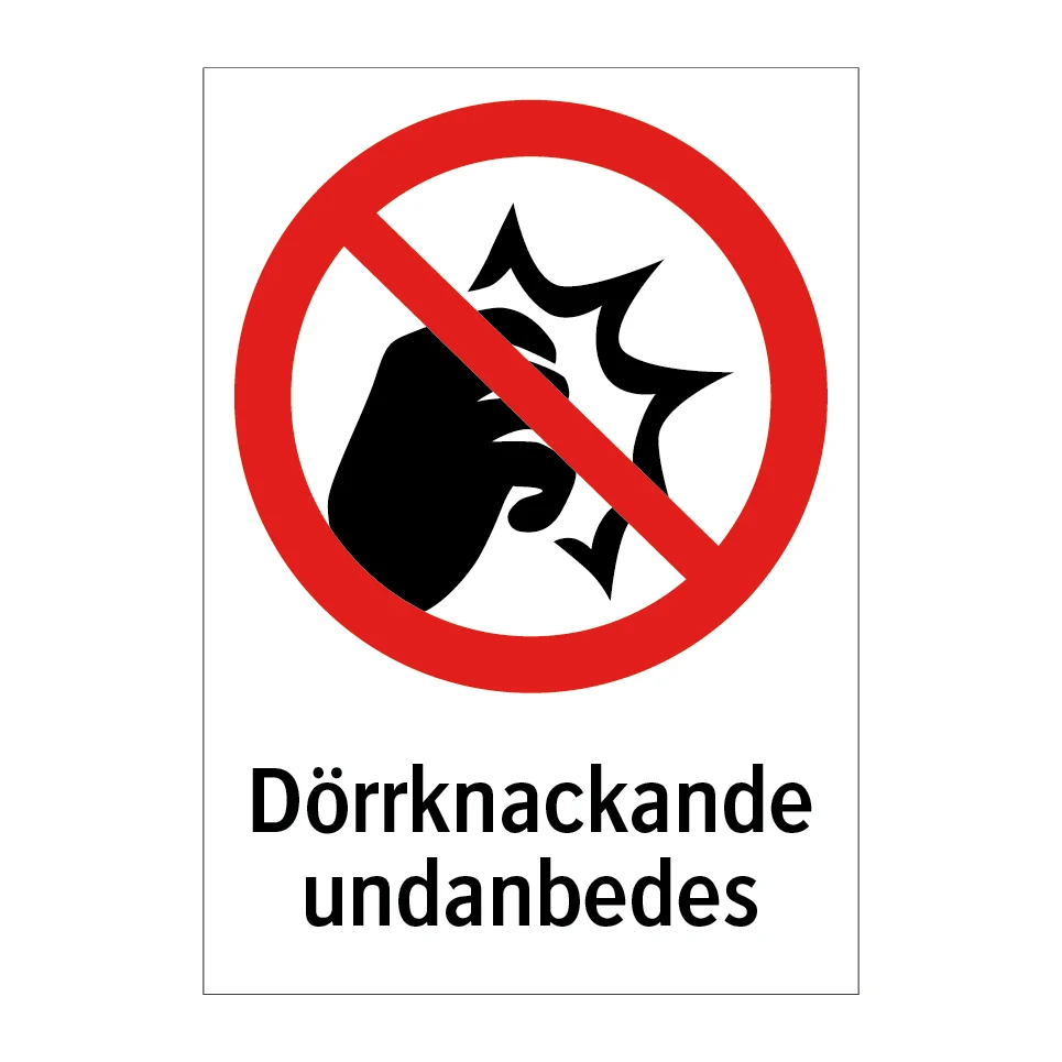 Precision Dörrknackande undanbedes 148x210mm