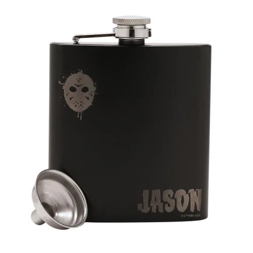 Hög Precision FRIDAY 13th - Jason & Mask - Hip Flask 6oz + Funnel