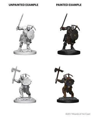 Precision D&D Nolzur’s Marvelous Miniatures: Earth Genasi Male Fighter