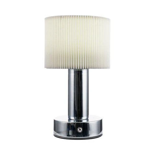 Hög Precision Tiara bordslampa Laddbar krom