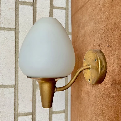 Hög Precision Wall lamp brass