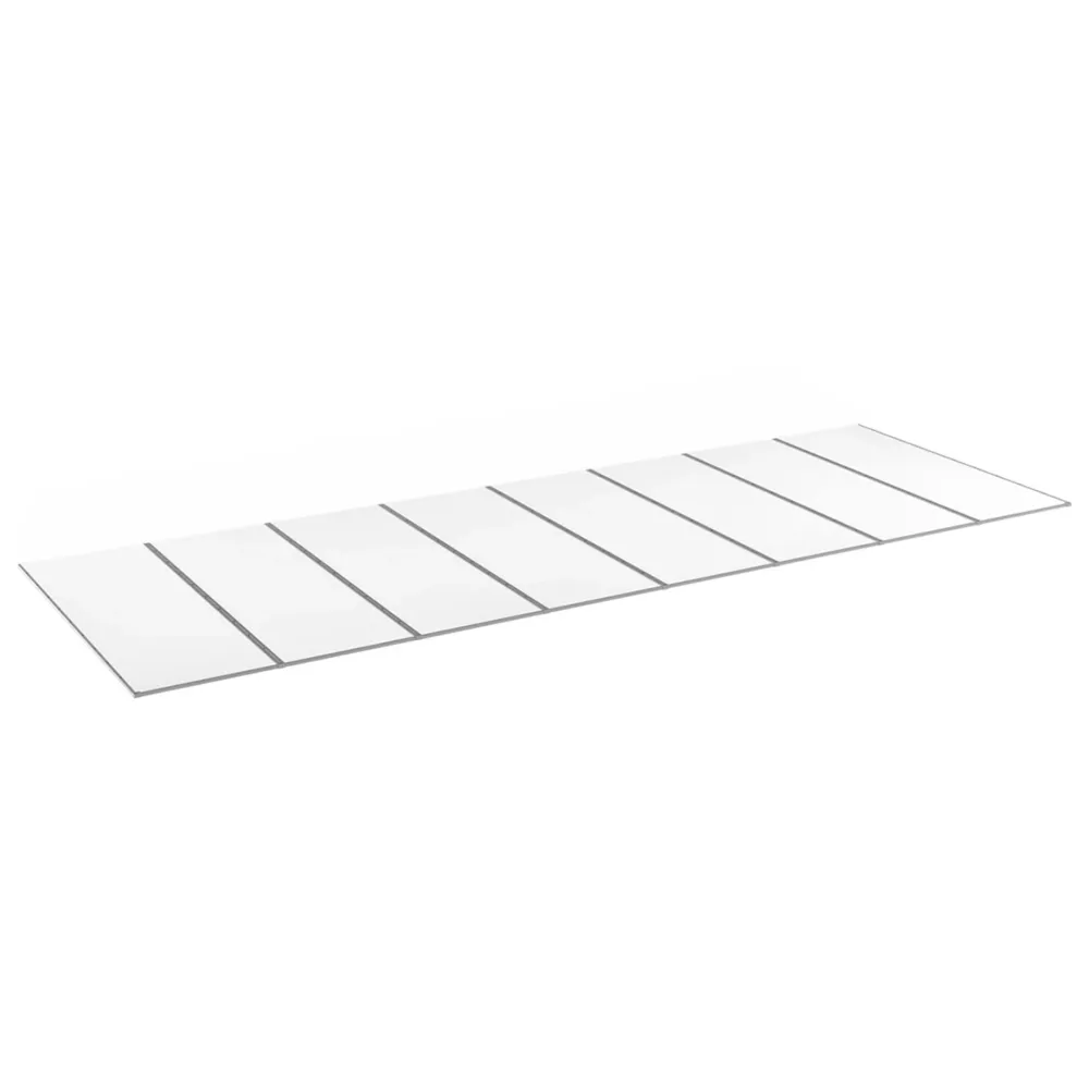 Premium Quality Kanalplasttak Aluwhite Taksats 10 mm