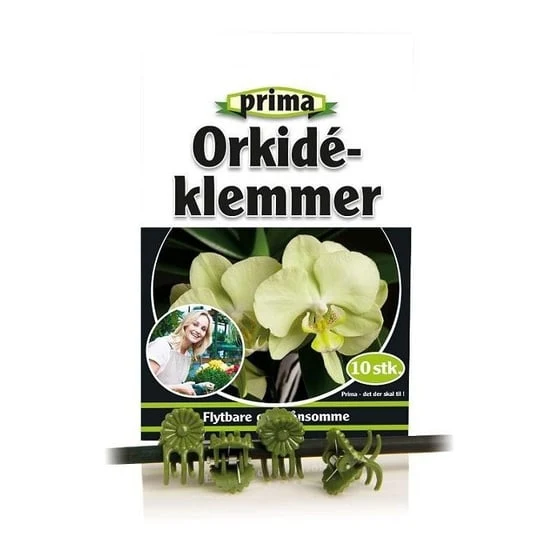 Prima Orchid Klämmor 10 St.