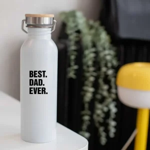 Professionell Kvalitet BEST DAD EVER Thermos Bottle Black