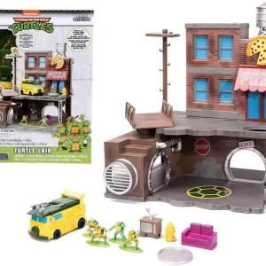 Professionell Kvalitet Teenage Mutant Ninja Turtles - Lair Diorama Nano Scene