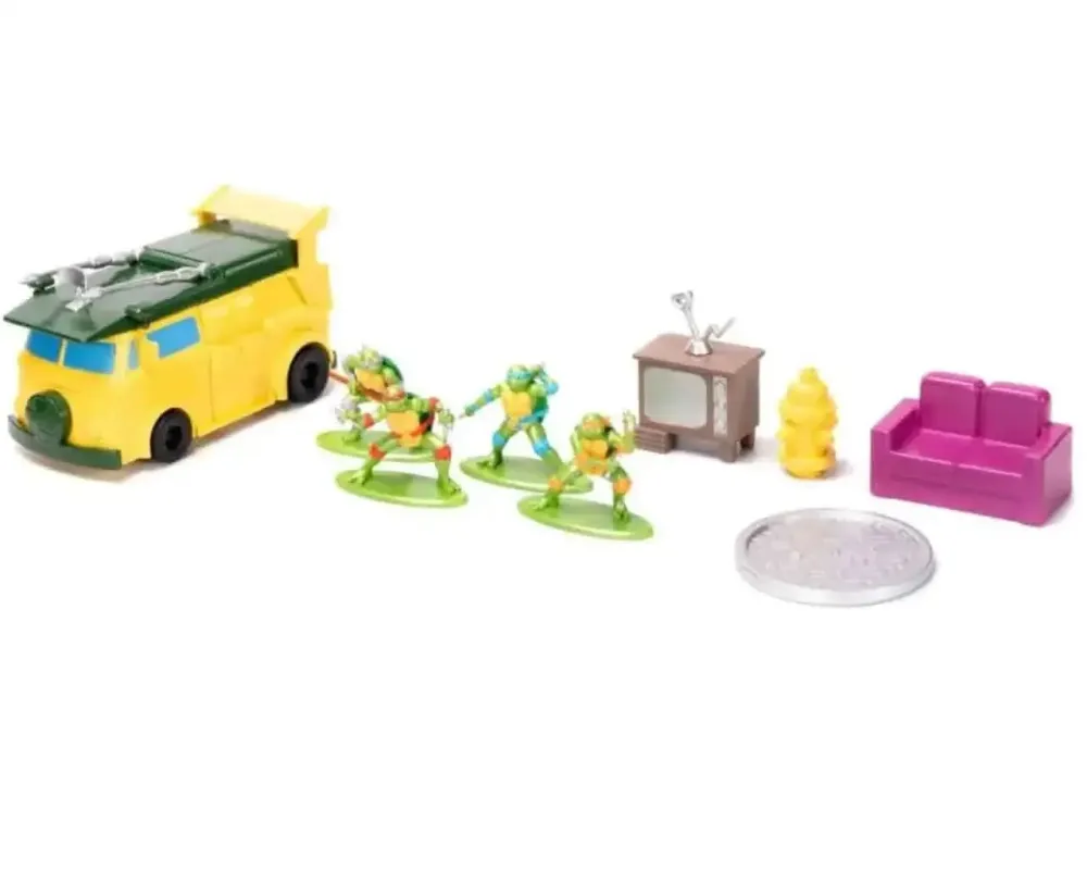 Professionell Kvalitet Teenage Mutant Ninja Turtles - Lair Diorama Nano Scene