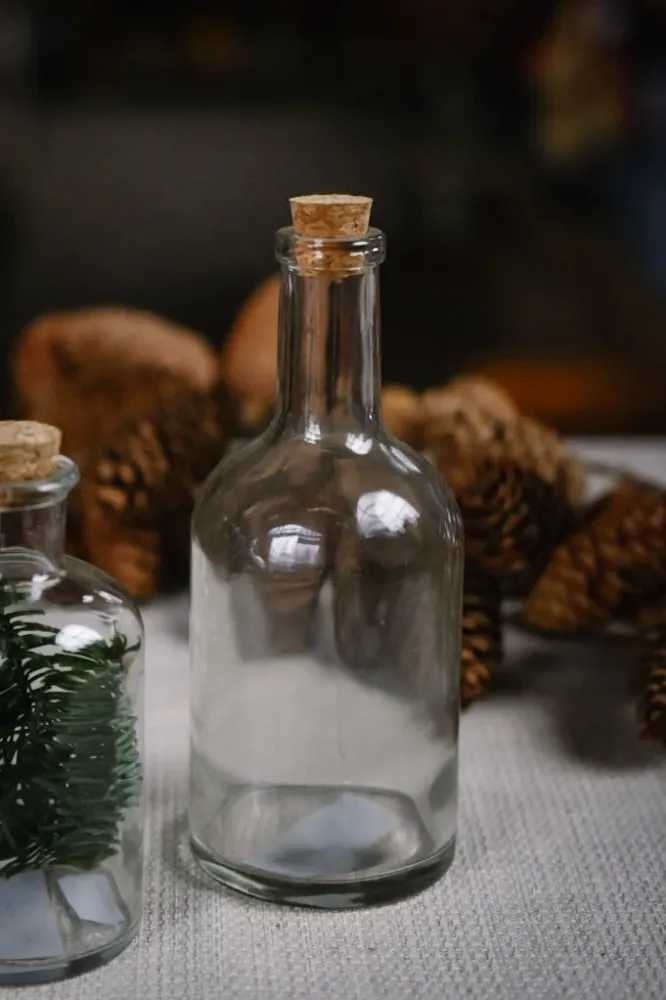 Regelletare Glasflaska med kork